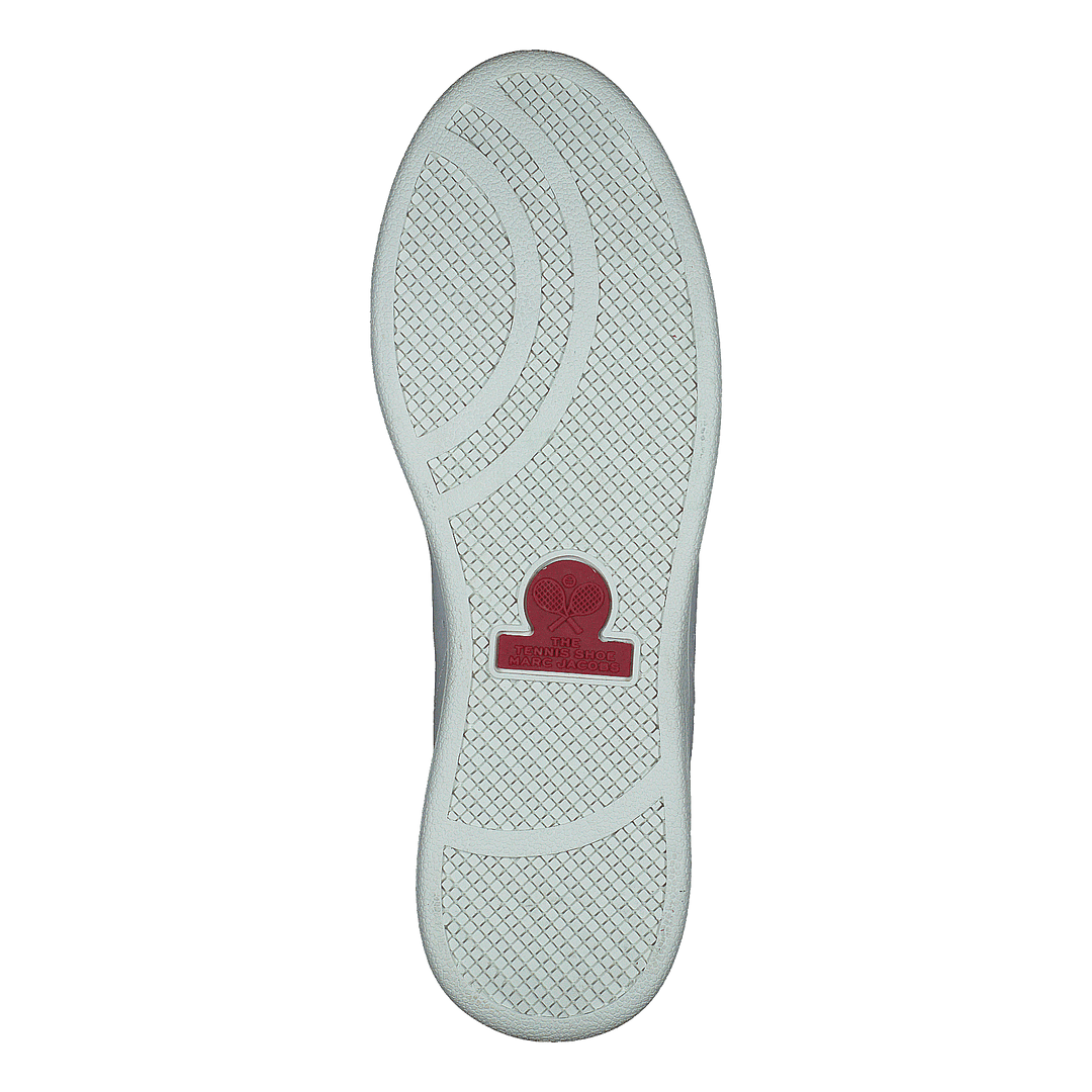 The Tennis Shoe White-red