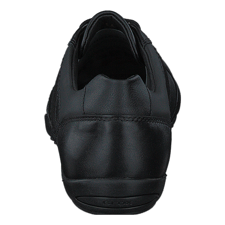 U Wells A - Nappa+wax.synt.lea Black