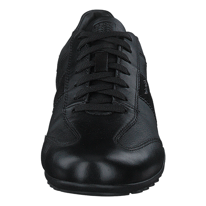 U Wells A - Nappa+wax.synt.lea Black