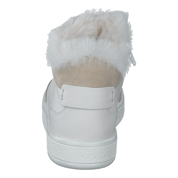 D Leelu' A - Nappa+suede Off White/lt Taupe