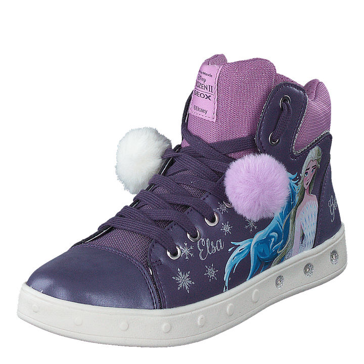 J Skylin G. C - Pearl.synt.lea Purple/mauve