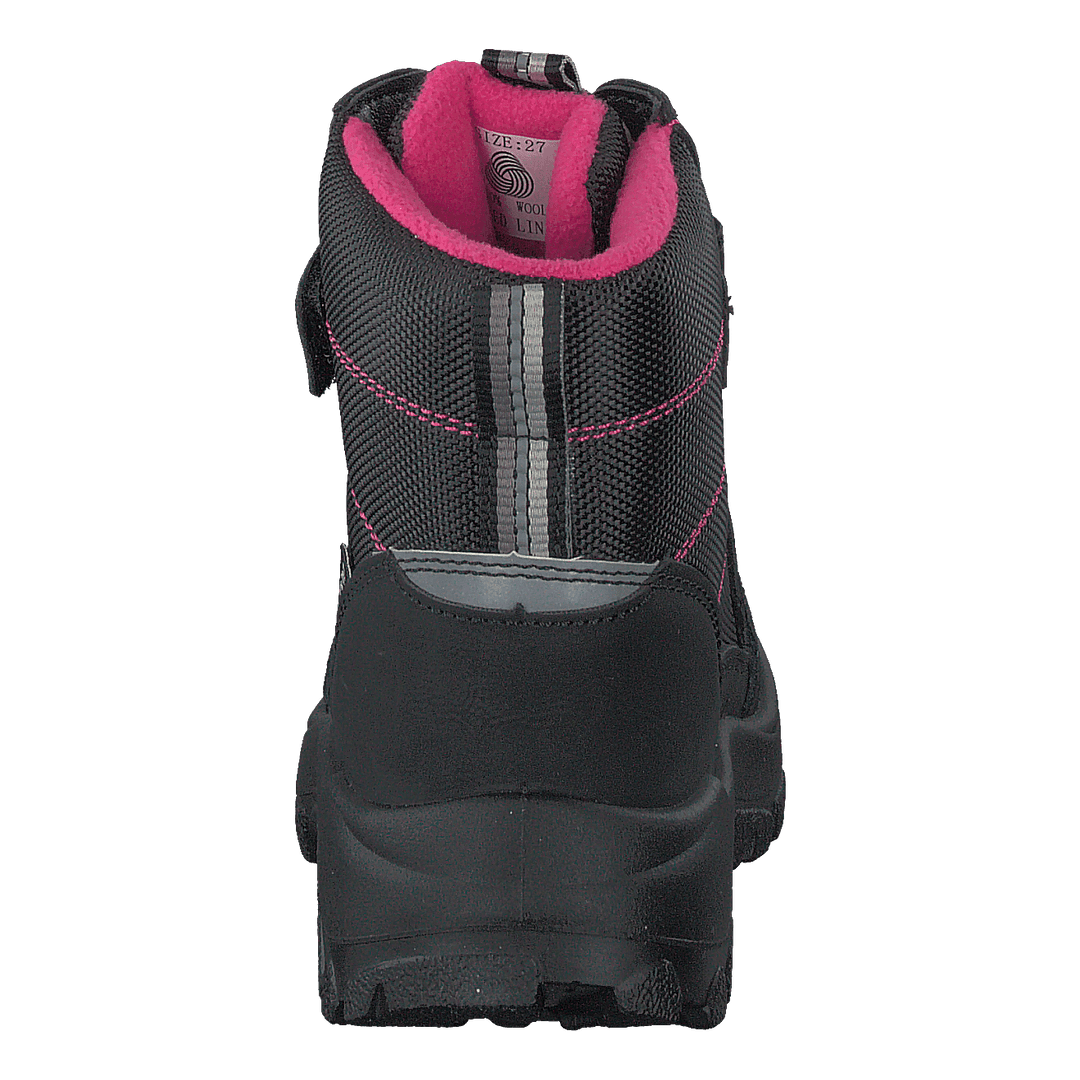 414-2107 Black/fuschia