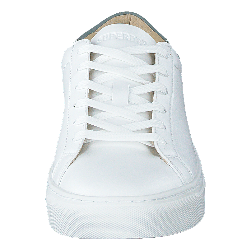 Vegan Sleek Court Trainer White/soft Grey