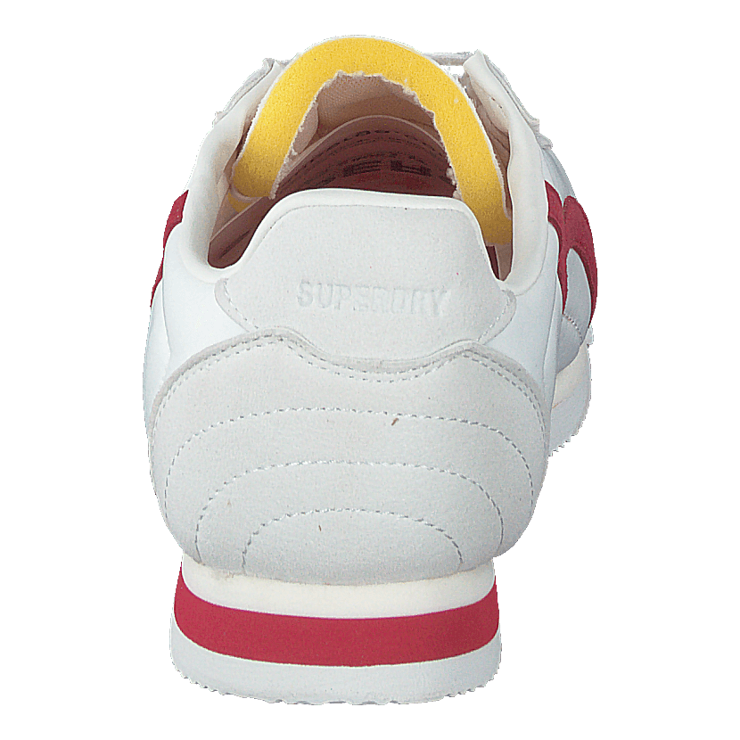 Vegan Retro Track Ov Runner Ecru/red