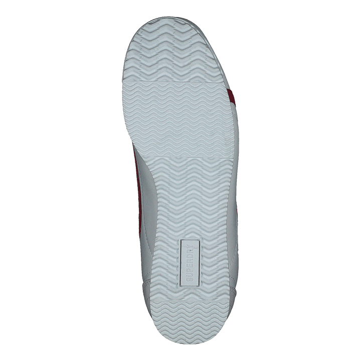 Vegan Retro Track Ov Runner Ecru/red