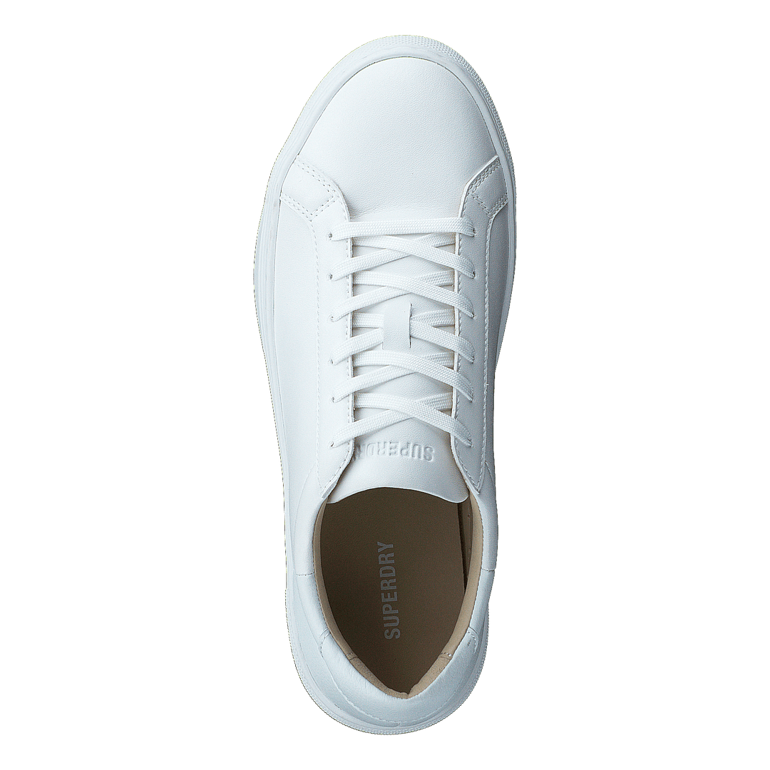 Vegan Retro Court Trainer White - Heppo.com