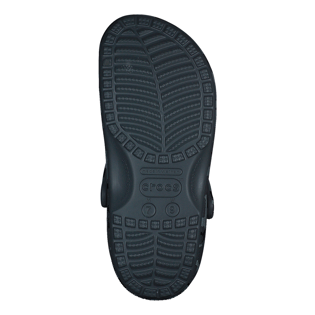 Classic Printed Camo Clog Slate Grey / Multi