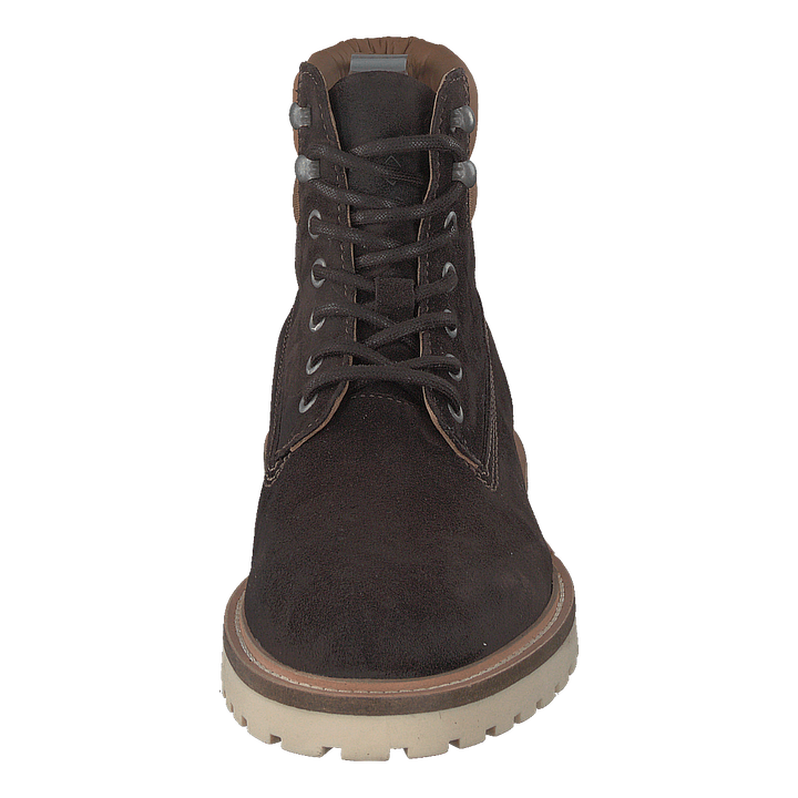 Roden Mid Lace Boot Dk Brown+toffee