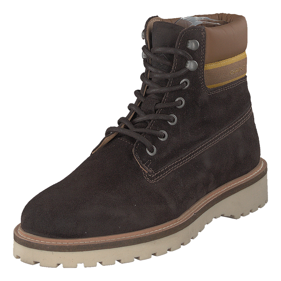 Roden Mid Lace Boot Dk Brown+toffee