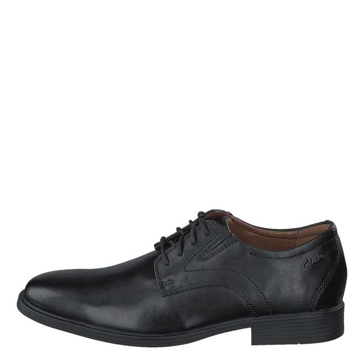 Whiddon Plain Black Leather