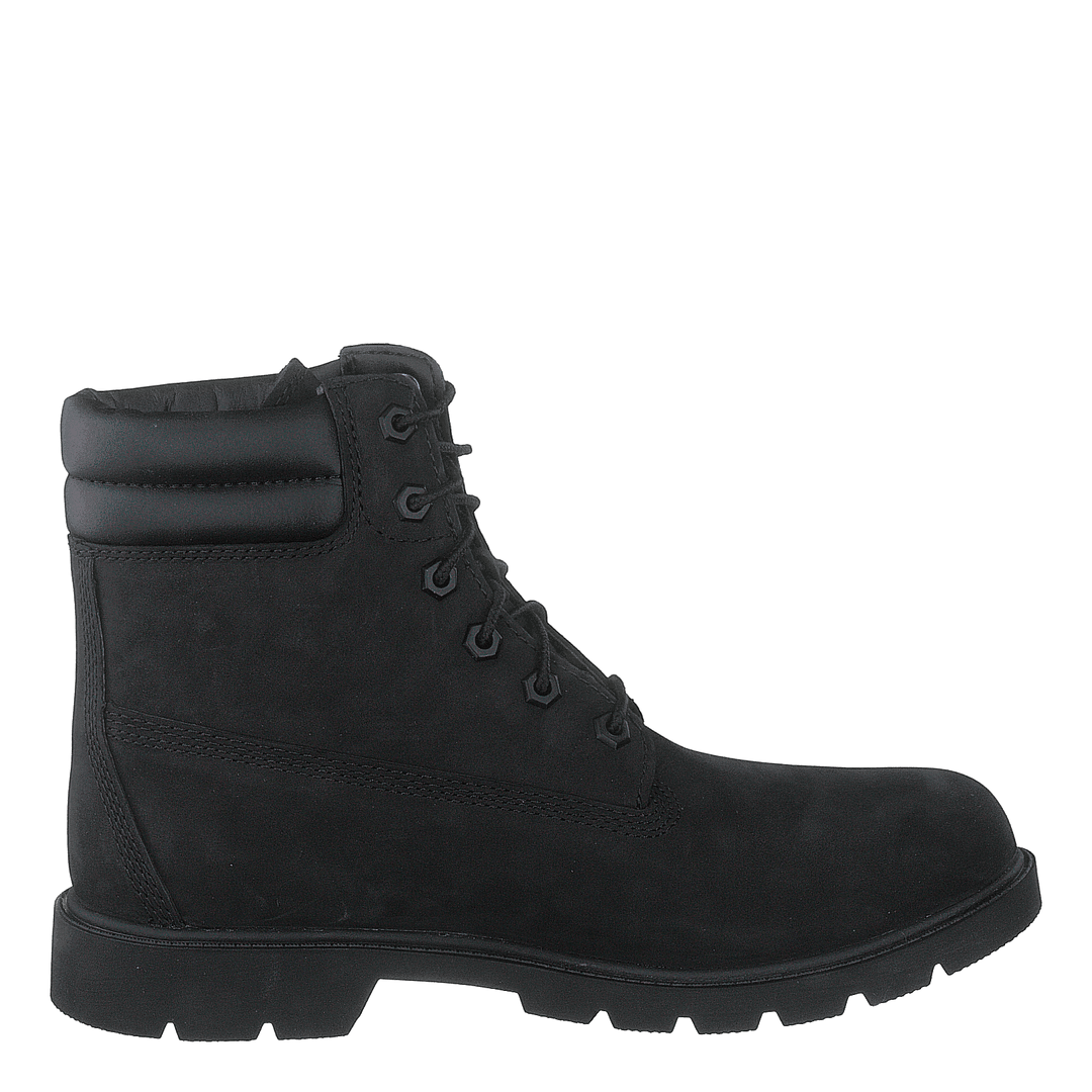 Linden Woods 6in Double Collar Jet Black