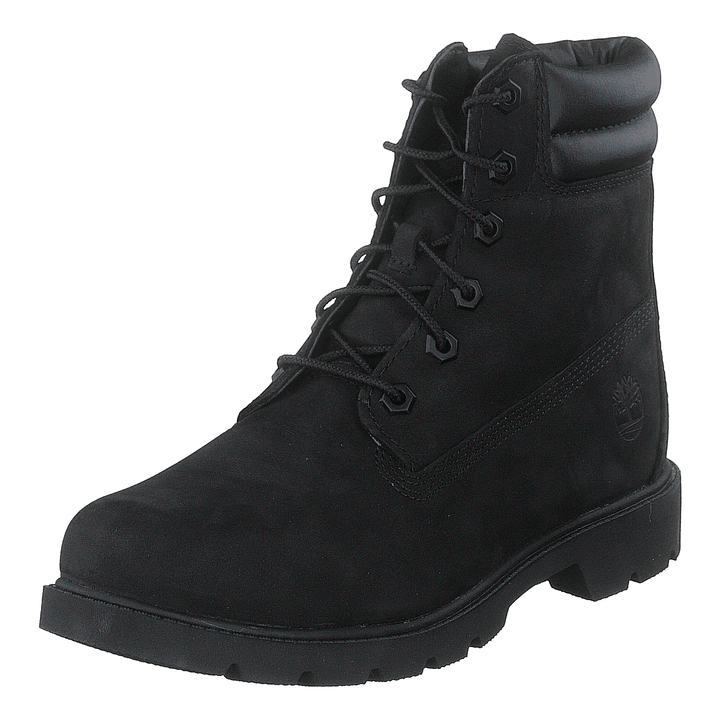 Linden Woods 6in Double Collar Jet Black
