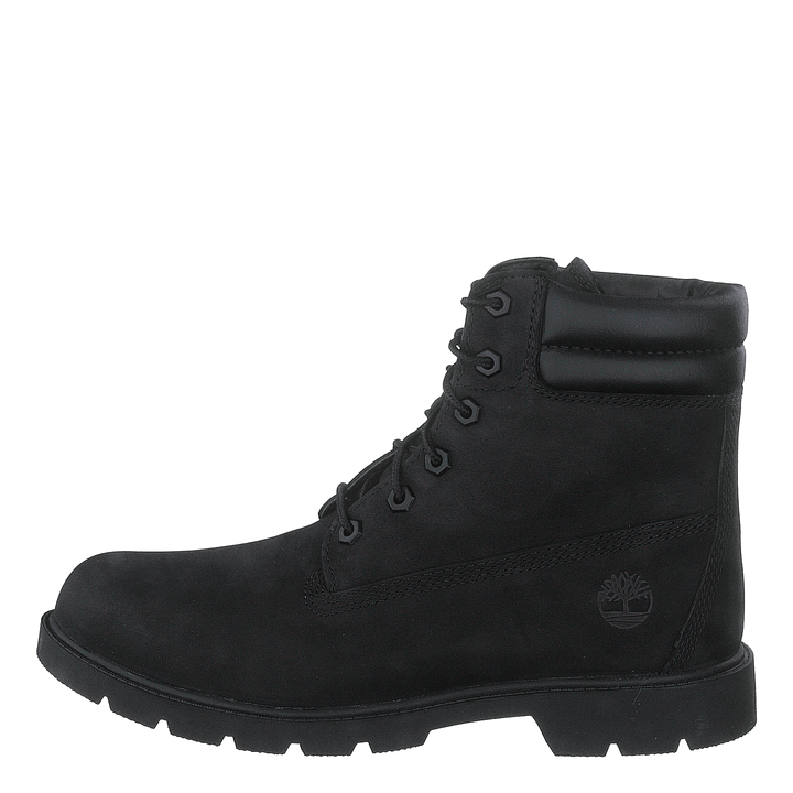 Linden Woods 6in Double Collar Jet Black