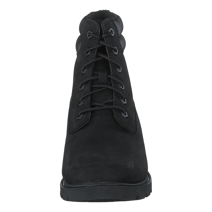 Linden Woods 6in Faux Fur Line Jet Black