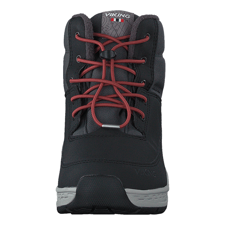 Sjur Wp Black/burgundy - Heppo.com