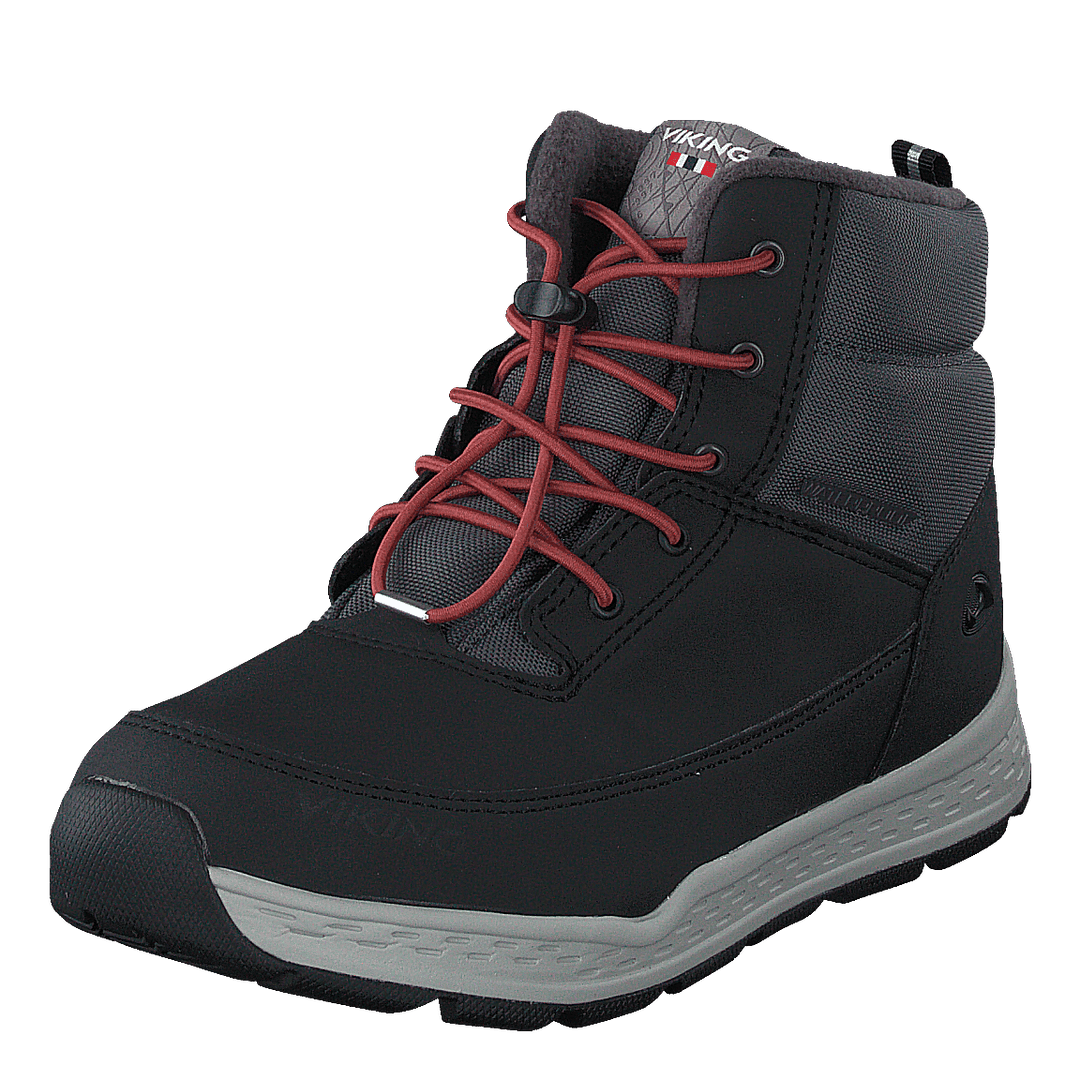 Sjur Wp Black/burgundy - Heppo.com