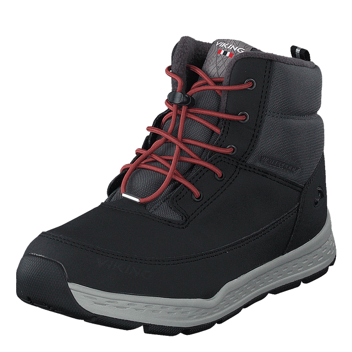 Sjur Wp Black/burgundy - Heppo.com