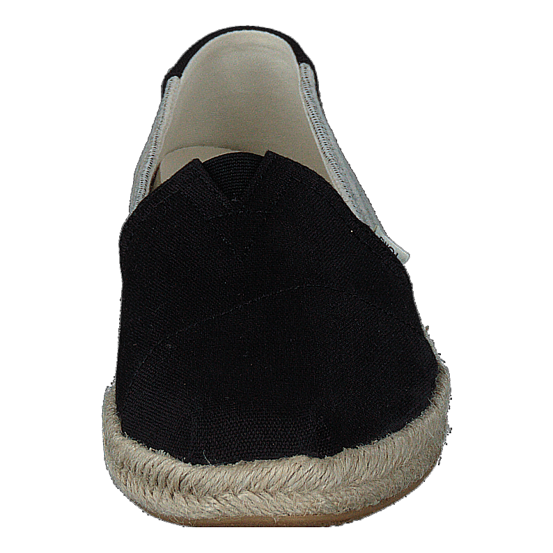 University Stripe Organic Cott Black