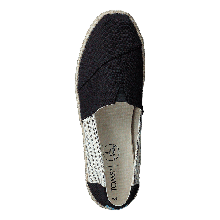 University Stripe Organic Cott Black