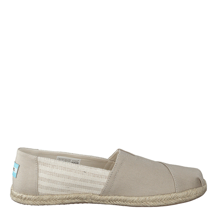 University Stripe Organic Cott Tan