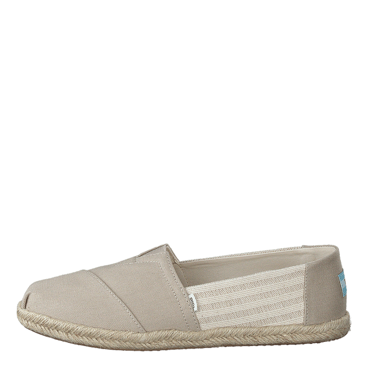 University Stripe Organic Cott Tan
