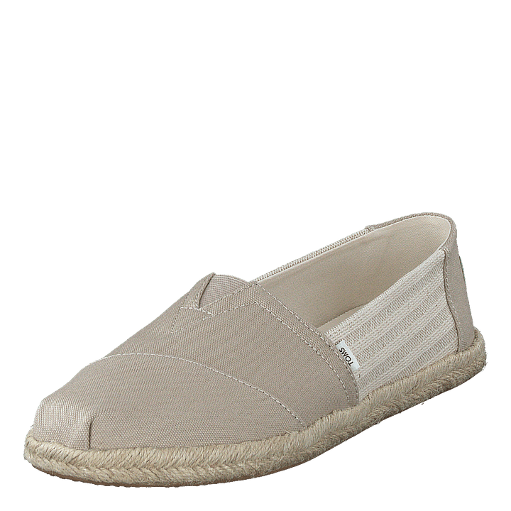 University Stripe Organic Cott Tan