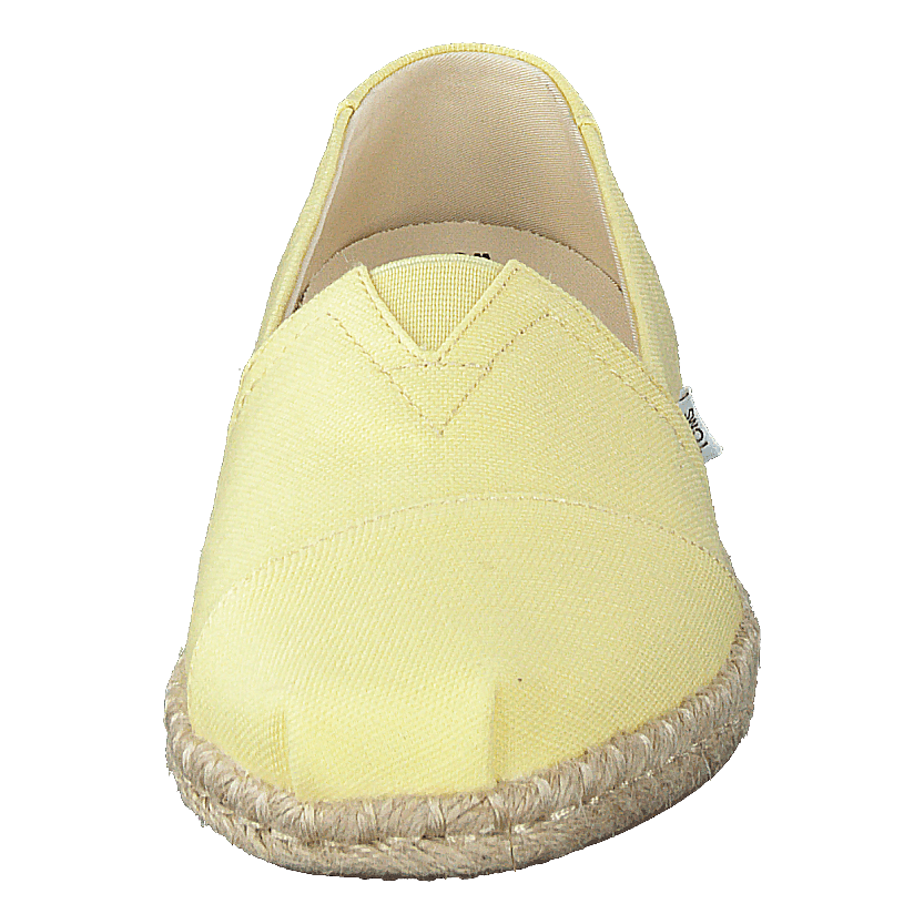 Slubby Woven Rope Sole Banana Yellow