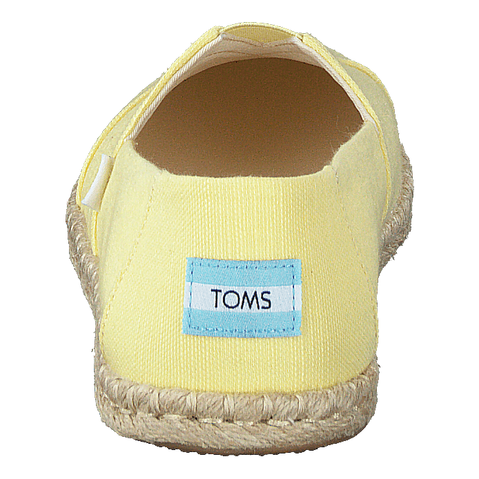 Slubby Woven Rope Sole Banana Yellow