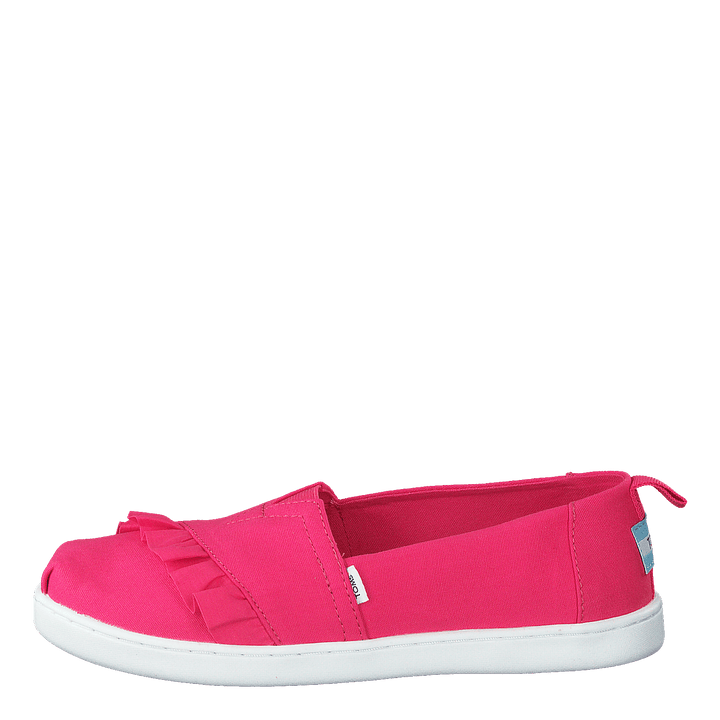 Classic Canvas Ruffle Youth Raspberry
