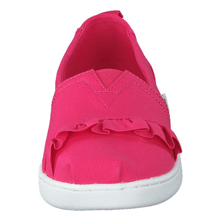 Classic Canvas Ruffle Youth Raspberry