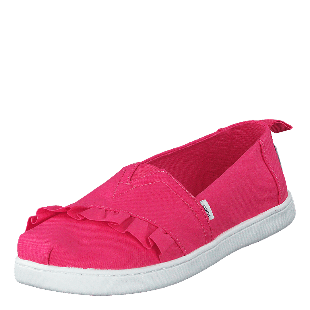 Classic Canvas Ruffle Youth Raspberry