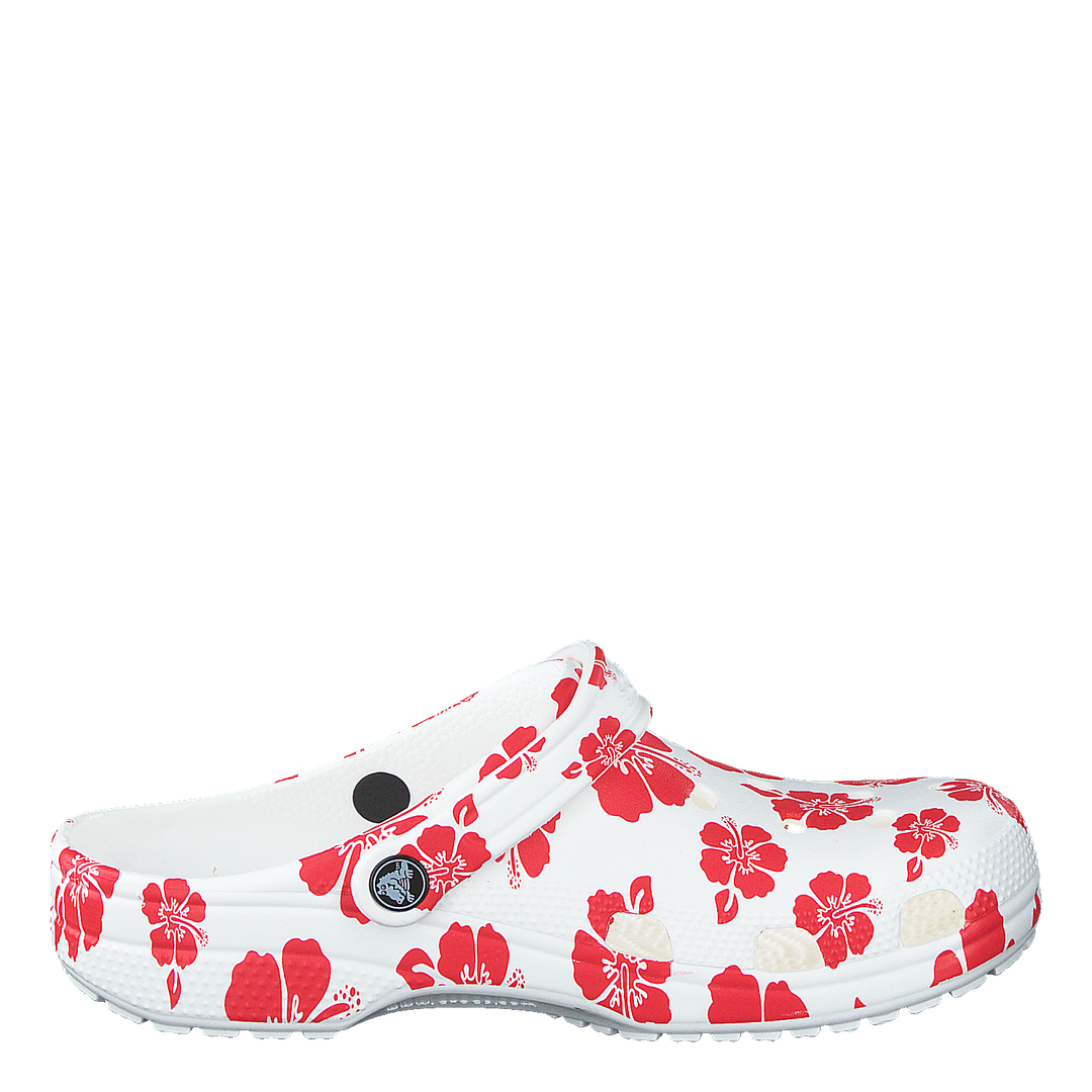 Classic Retro Resort Clog White/flame