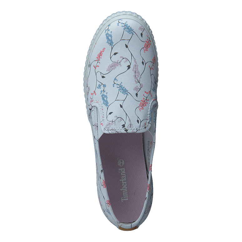 Newport Bay Bumper Toe Slip On White