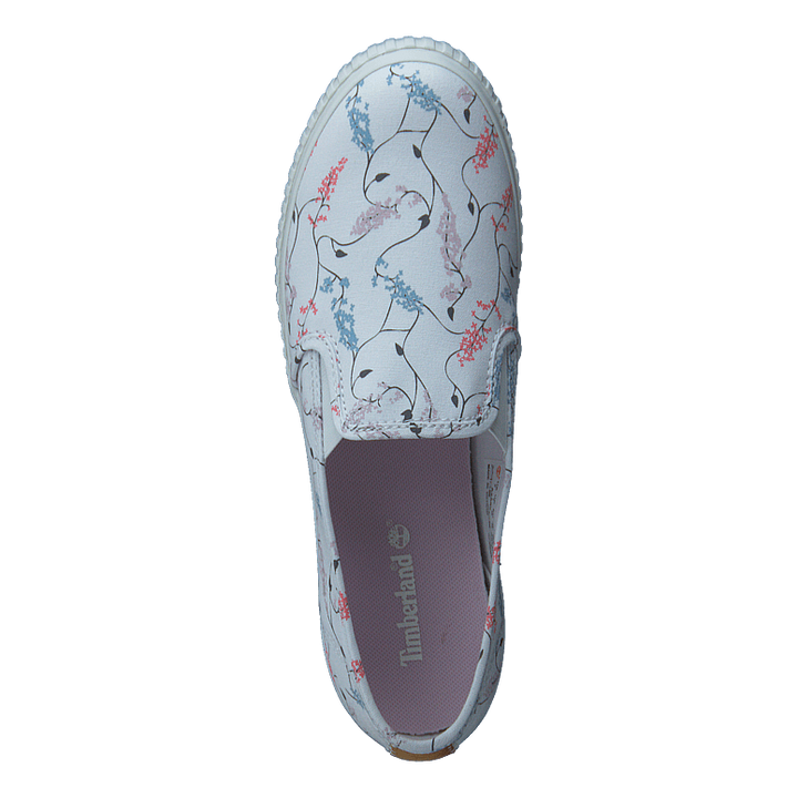 Newport Bay Bumper Toe Slip On White