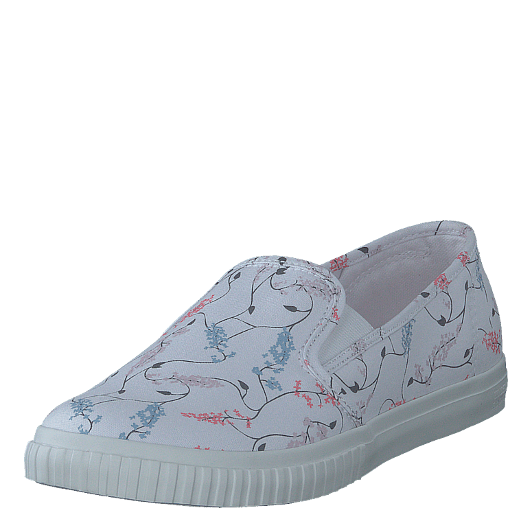 Newport Bay Bumper Toe Slip On White