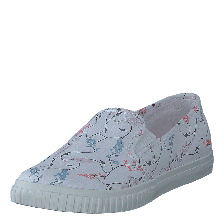 Newport Bay Bumper Toe Slip On White