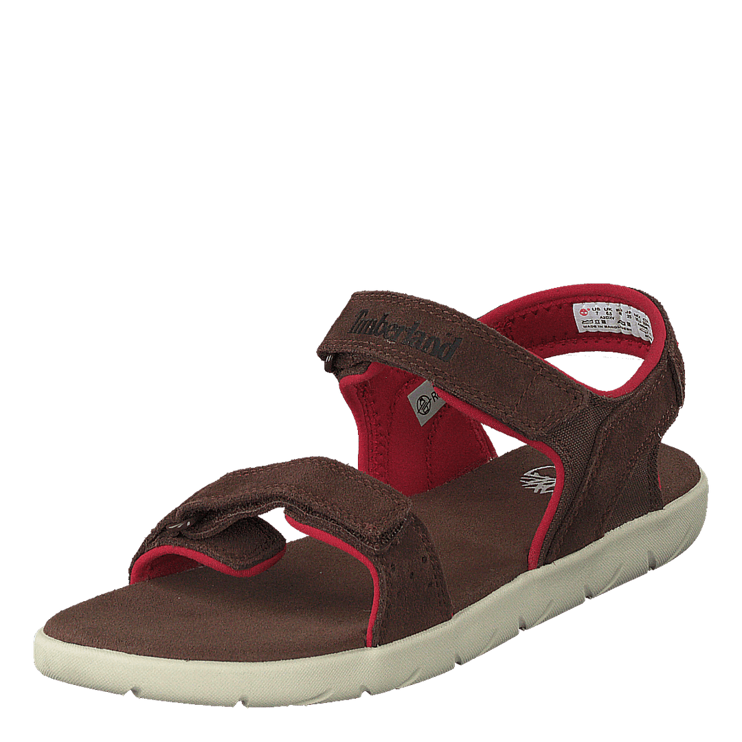 Nubble L/f 2 Strap Sandal Basi Potting Soil