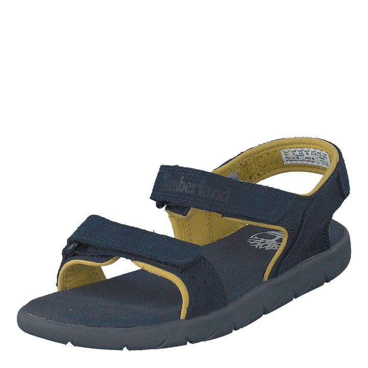 Nubble L/f 2 Strap Sandal Basi Black Iris