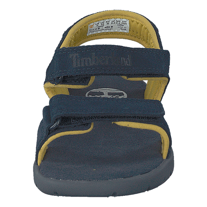 Nubble L/f 2 Strap Sandal Basi Black Iris