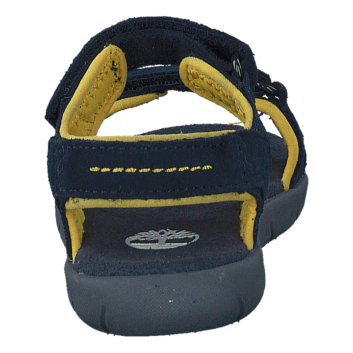 Nubble L/f 2 Strap Sandal Basi Black Iris