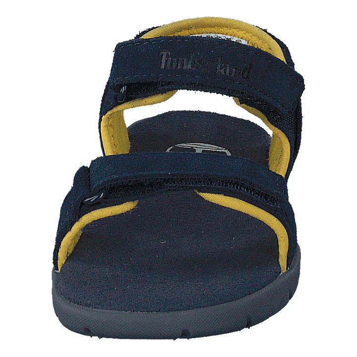 Nubble L/f 2 Strap Sandal Basi Black Iris