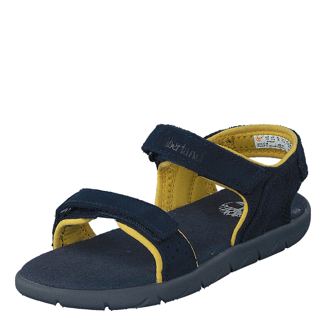 Nubble L/f 2 Strap Sandal Basi Black Iris