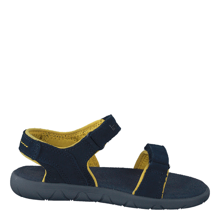 Nubble L/f 2 Strap Sandal Basi Black Iris