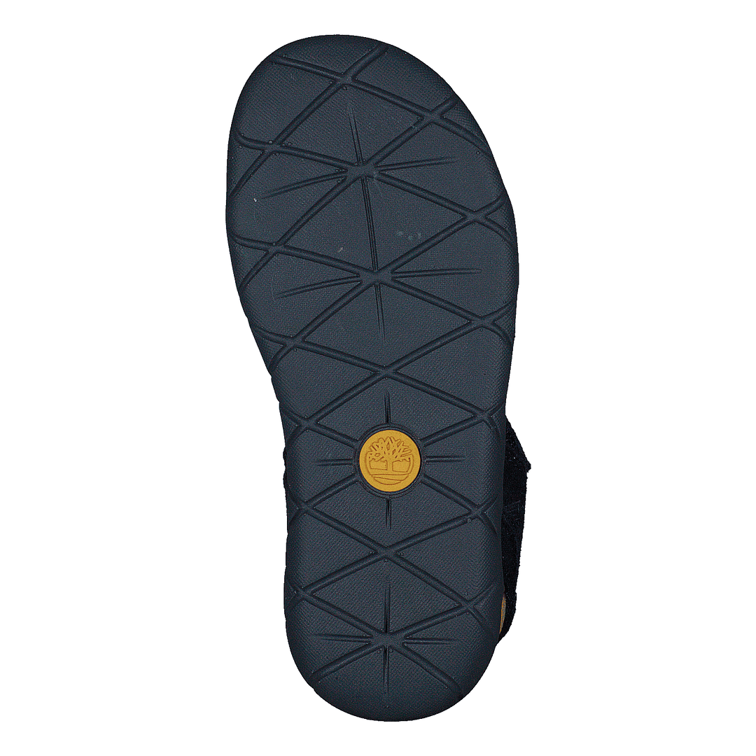 Nubble L/f 2 Strap Sandal Basi Black Iris
