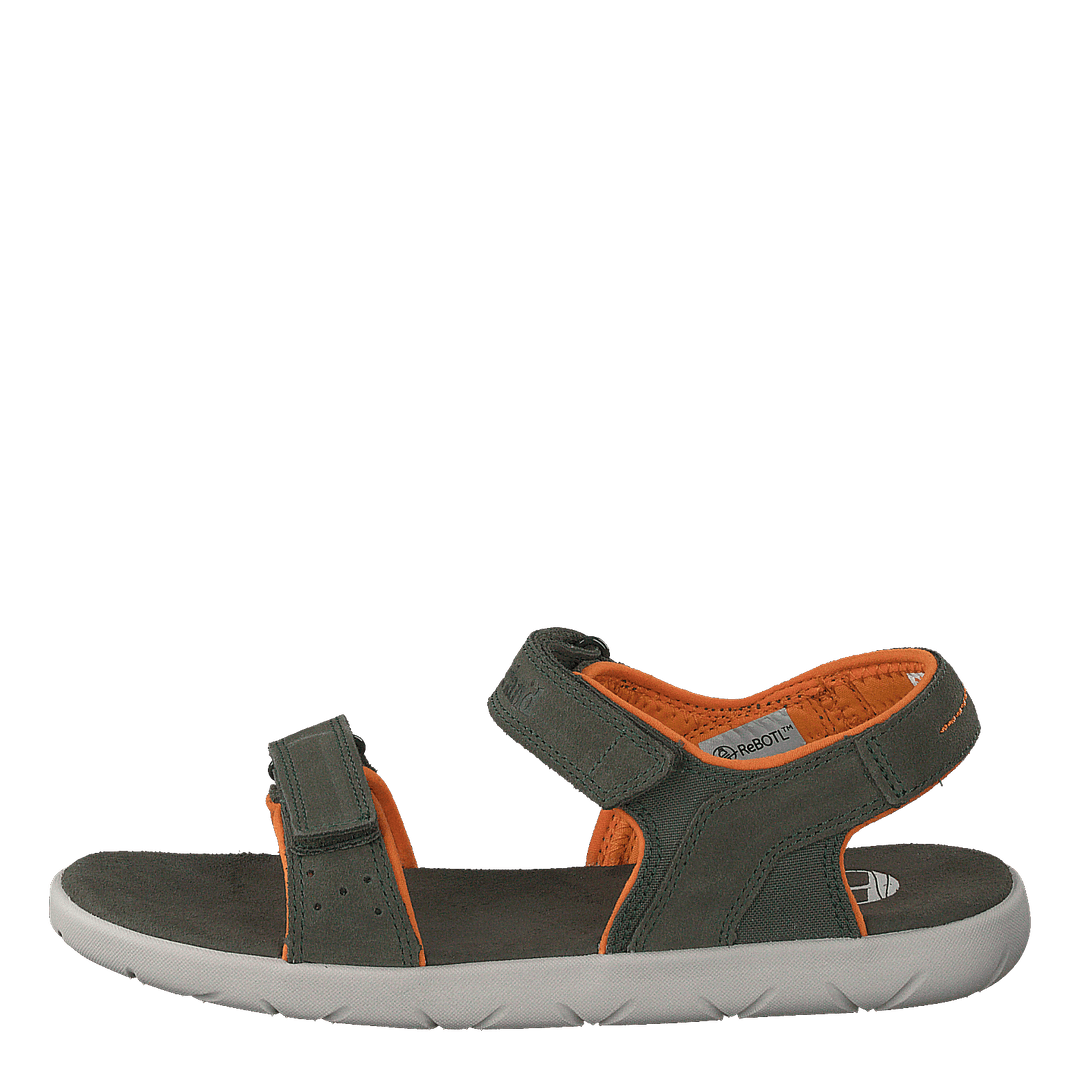 Nubble L/f 2 Strap Sandal Basi Grape Leaf - Heppo.com