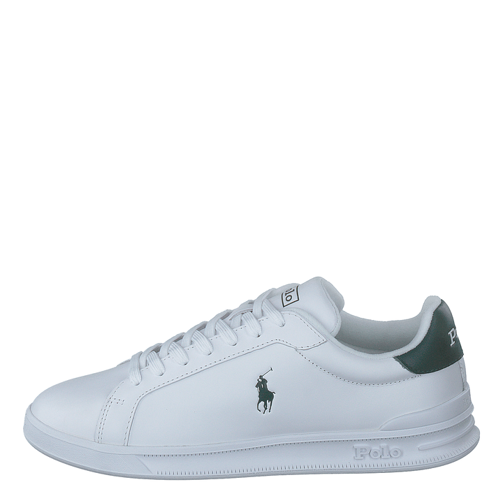 Heritage Court II Leather Sneaker White / College Green PP