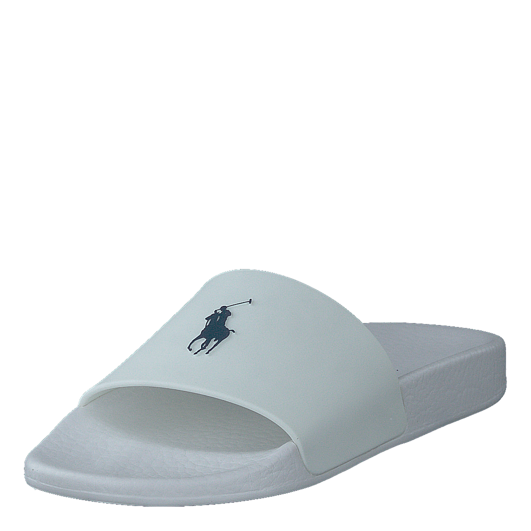 Signature Pony Slide White/Navy Pp