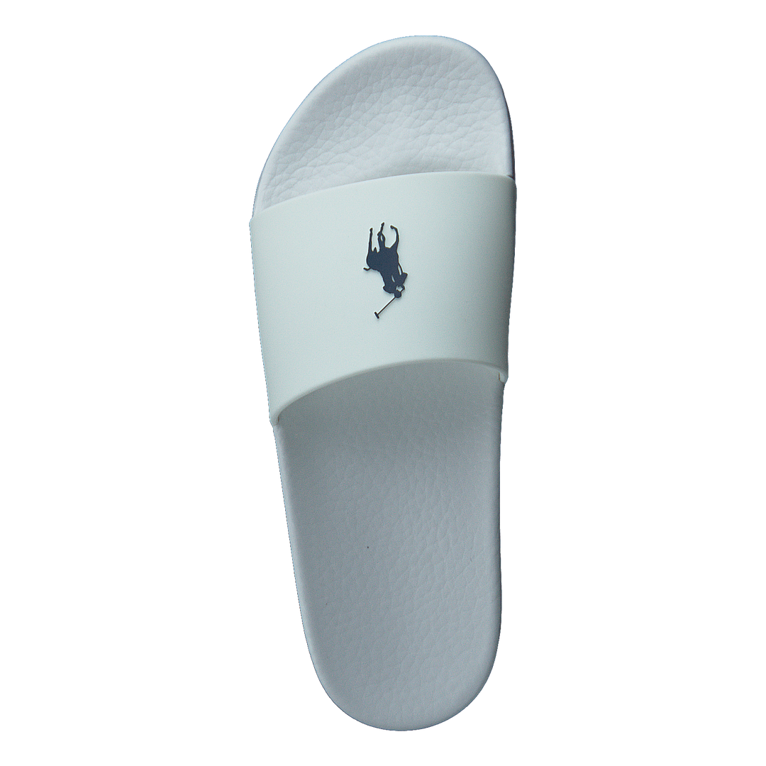 Signature Pony Slide White/Navy Pp