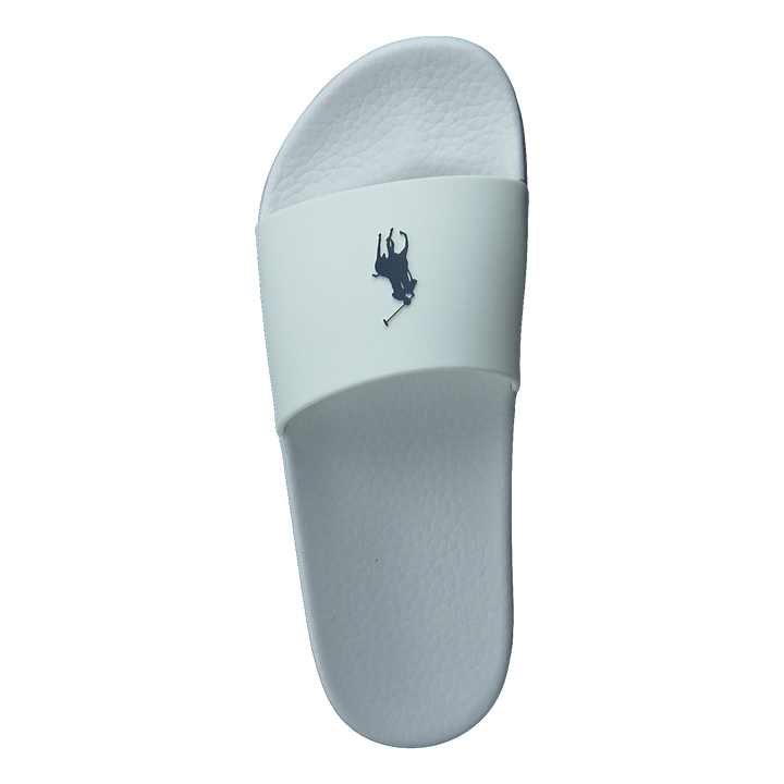 Signature Pony Slide White/Navy Pp