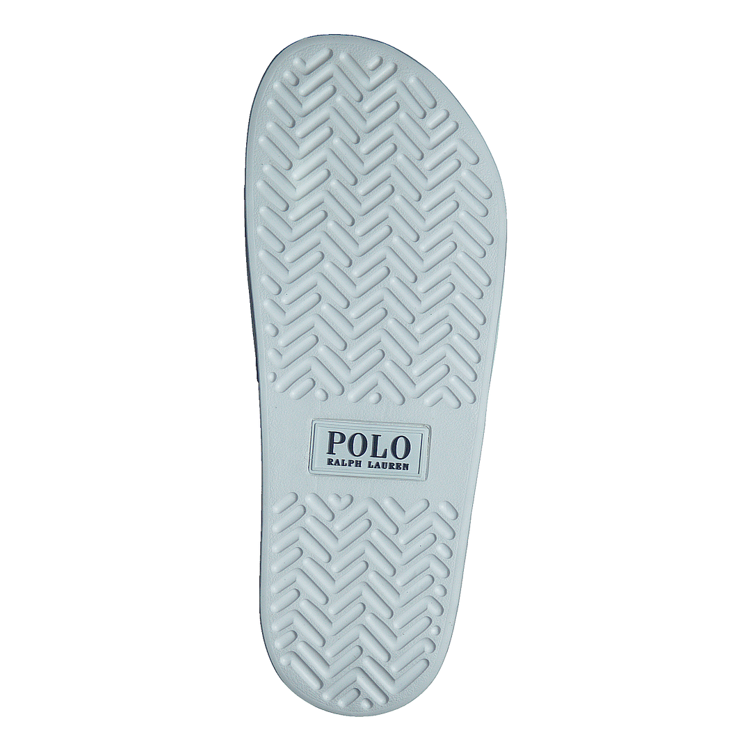 Signature Pony Slide White/Navy Pp